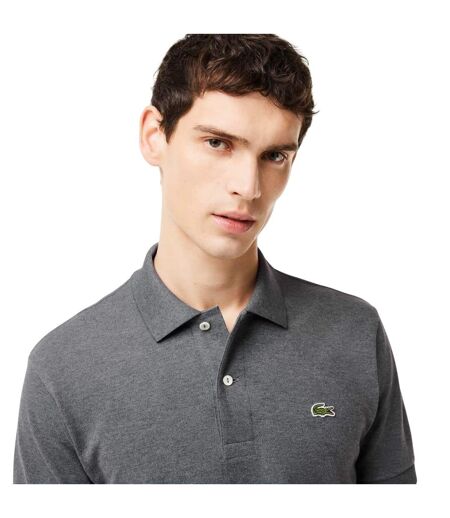 Polo homme gris Lacoste