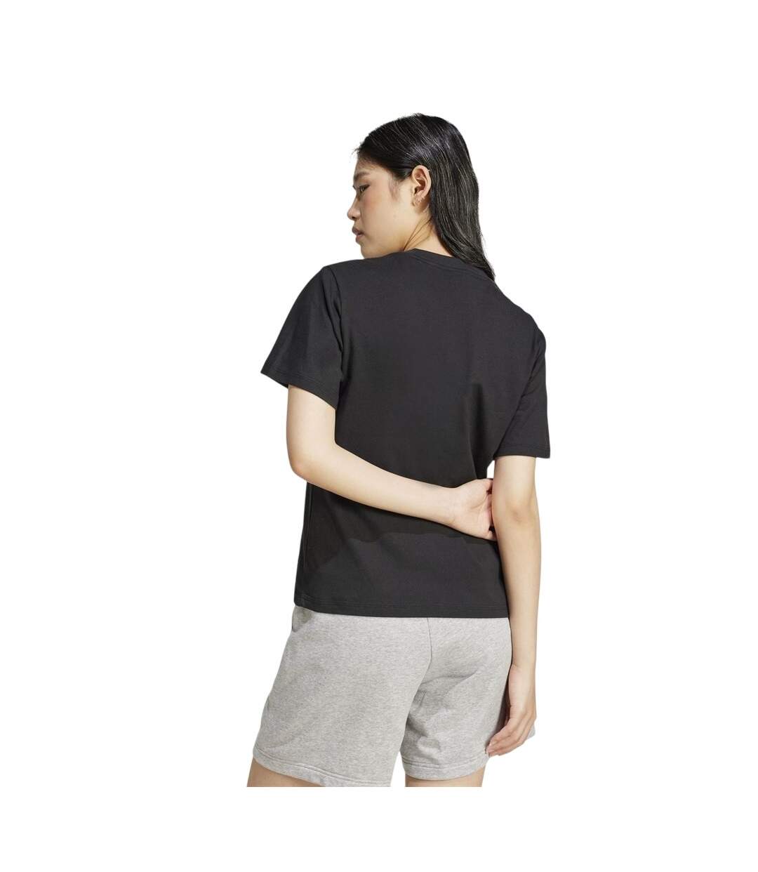T-shirt Femme Noir Adidas-3