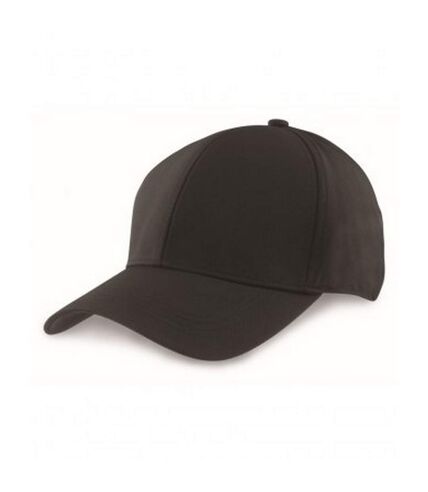 Result Headwear Unisex Tech Performance Softshell Cap (Black) - UTPC2303
