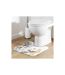 Tapis Contour WC Kelly 45x45cm Blanc-5