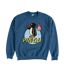 Sweat Motif/style Logo Classique Adulte Bleu Indigo Pingu-1