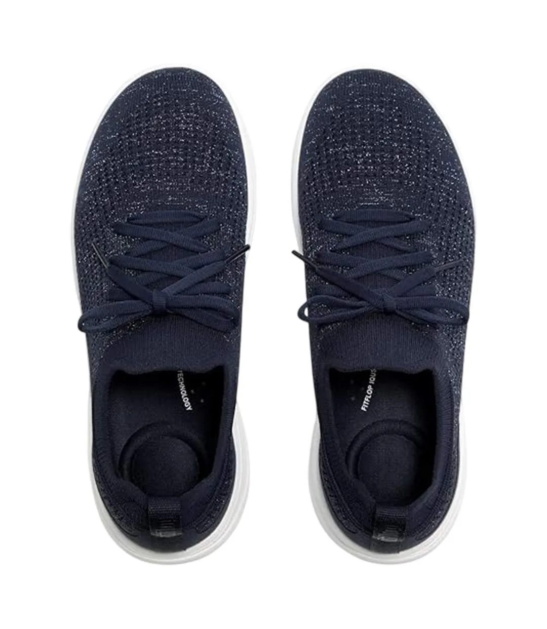 Baskets Super-q Femme Bleu Nuit Métallisé FitFlop-2