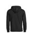 Unisex Adult Basic Hoodie Black Clique-2