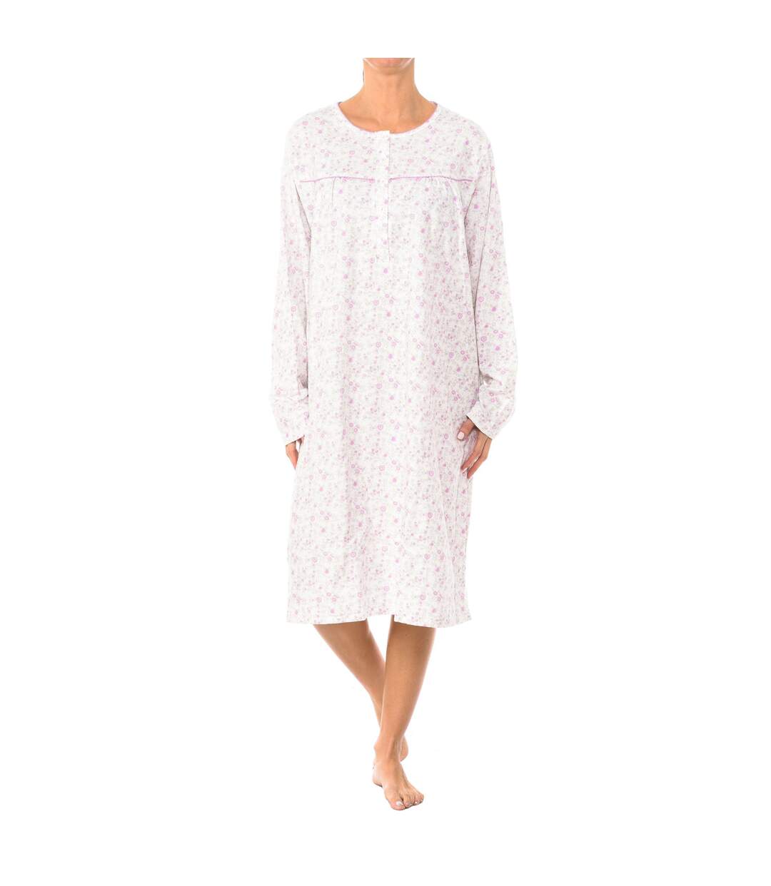 Long-sleeved nightgown 90856 women