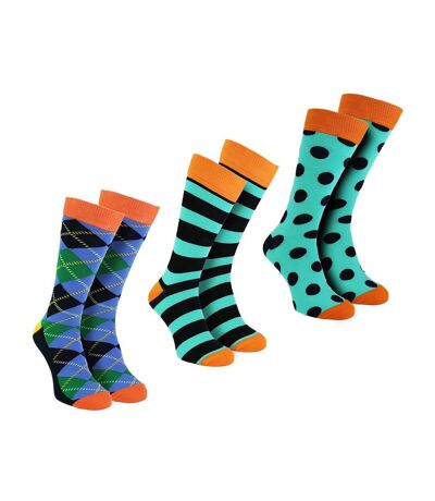 3 Pack of Novelty Dress Mens Socks
