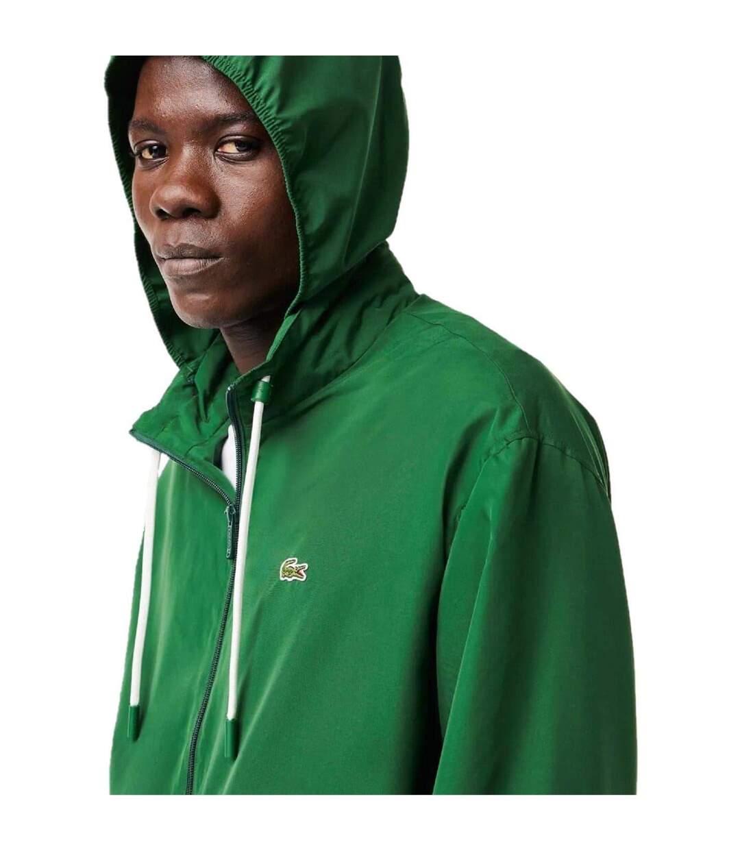 Mens Zipped Jacket Green Lacoste-3