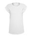 T-shirt femme blanc Build Your Brand-1