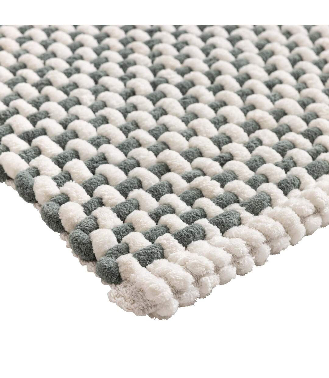 Tapis de Bain en Chenille Rafael 50x80cm Vert Cèdre-3
