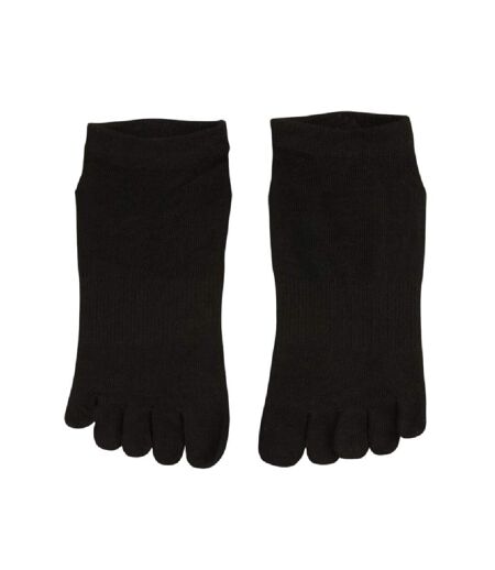 Unisex Adult Anti-slip Yoga Toe Socks Black Gaiam