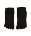 Unisex Adult Anti-slip Yoga Toe Socks Black Gaiam-2