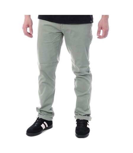 Pantalon chino vert/gris homme paname brothers costa1