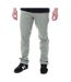 Pantalon chino vert/gris homme paname brothers costa1-1