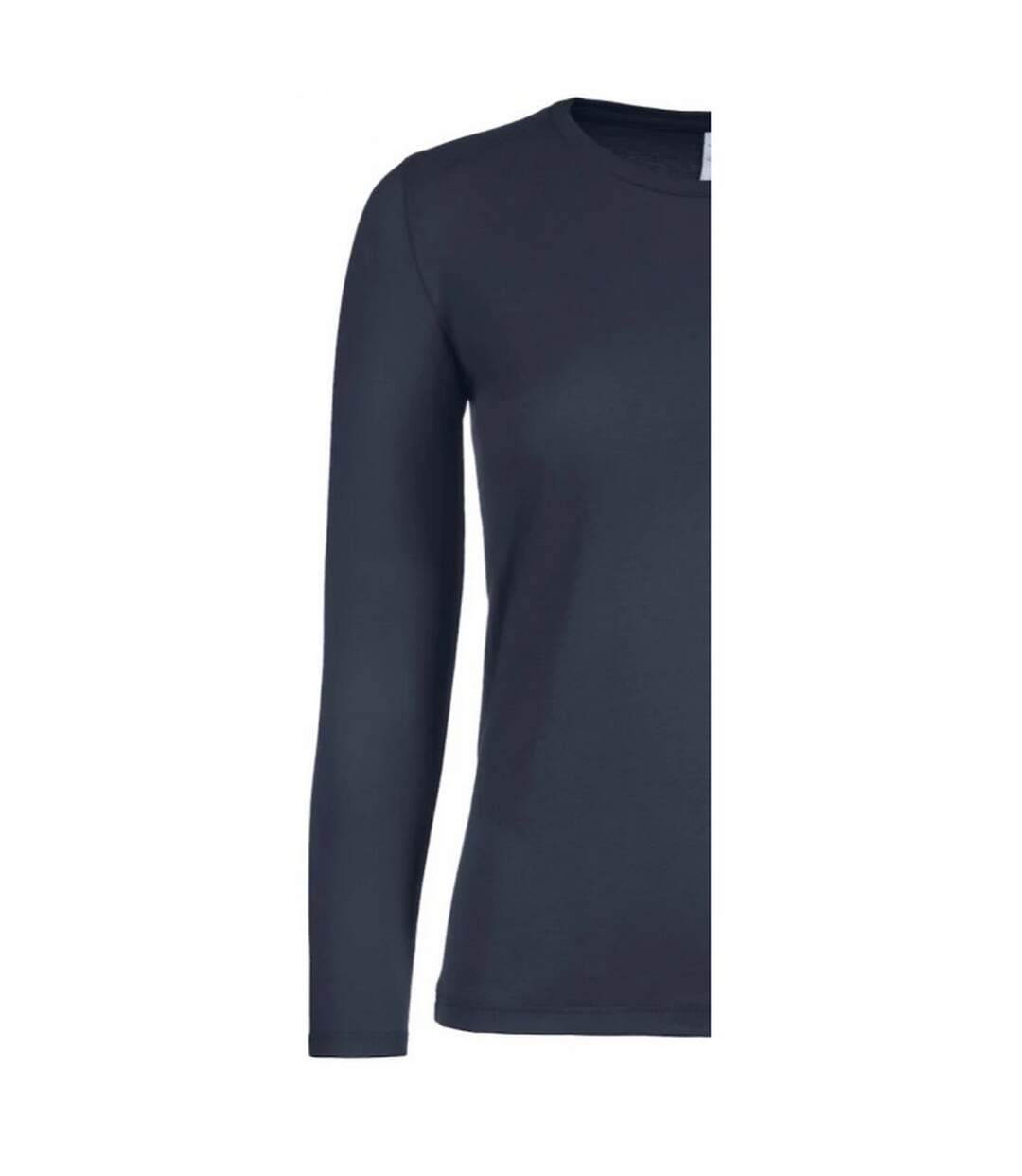 T-shirt Manches Longues #e150 Femme Bleu Marine B&C-2