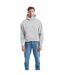 Sweat À Capuche Homme Gris Clair Chiné Fruit Of The Loom-3