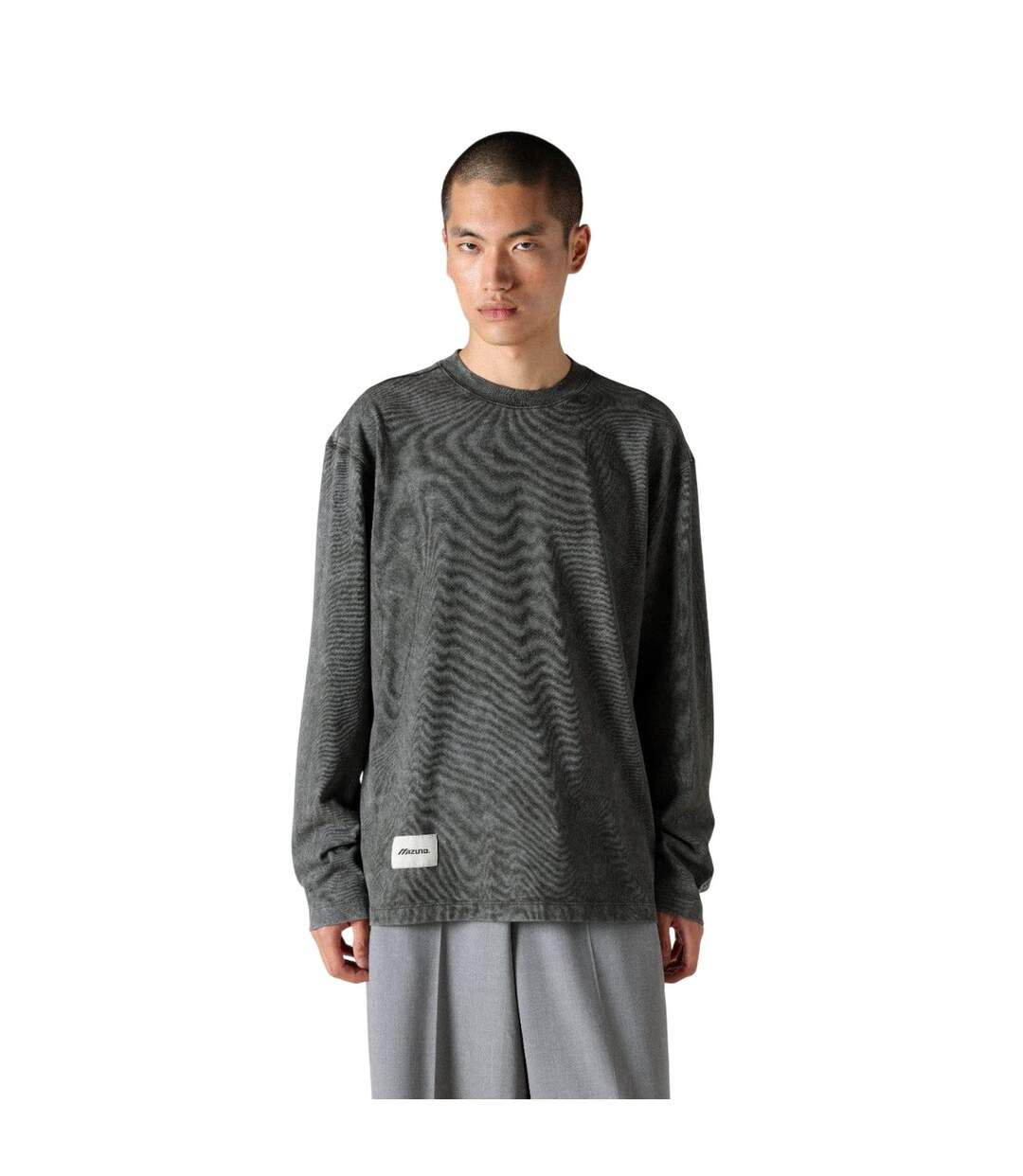 T-shirt Manches Longues Sportstyle Floratech Homme Gris Mizuno-1