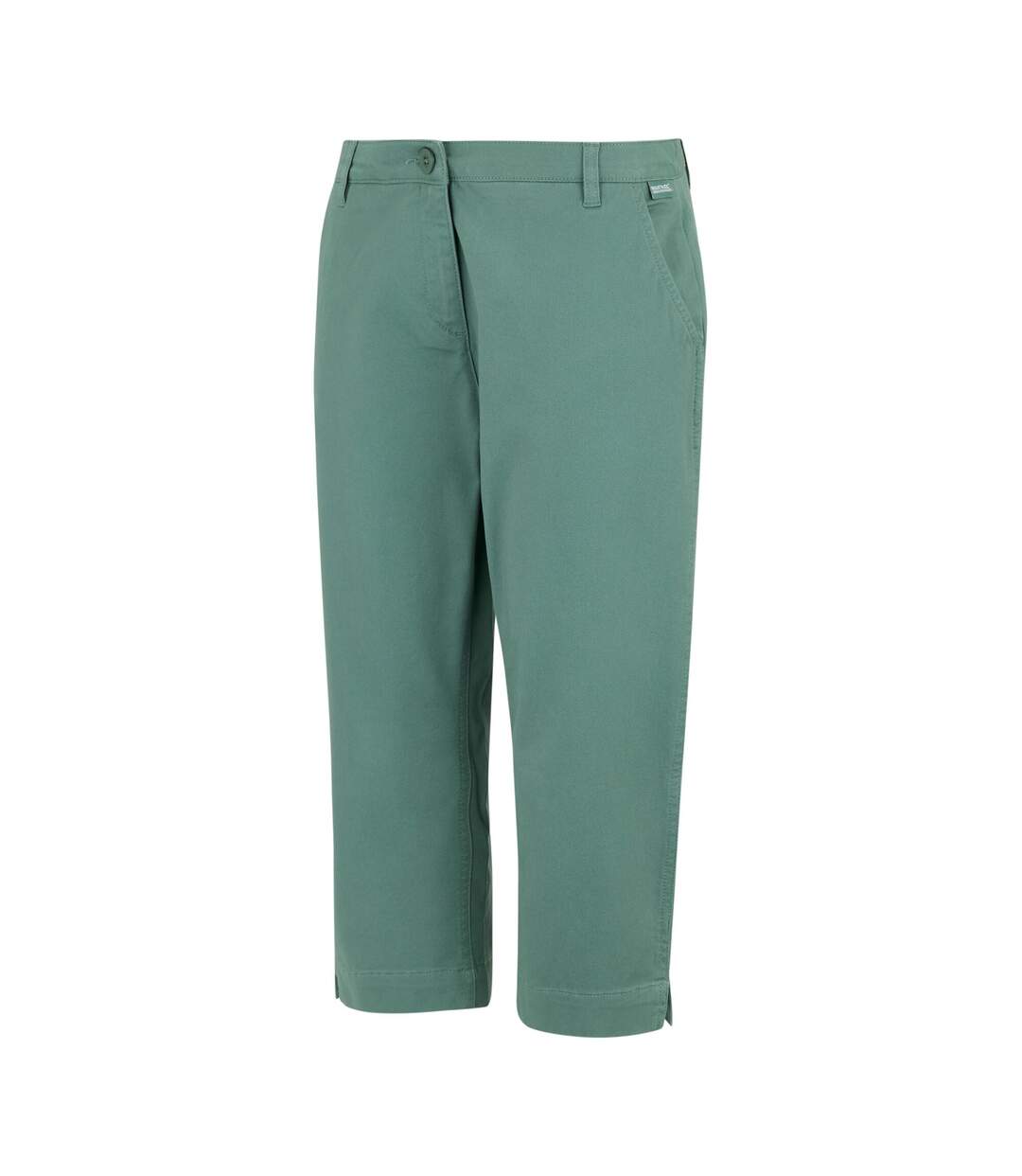 Pantacourt Uni Bayletta Femme Turquoise Pastel Regatta-4
