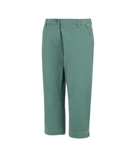 Pantacourt Uni Bayletta Femme Turquoise Pastel Regatta