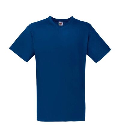 Fruit Of The Loom Mens Valueweight V-Neck, Short Sleeve T-Shirt (Navy) - UTBC338