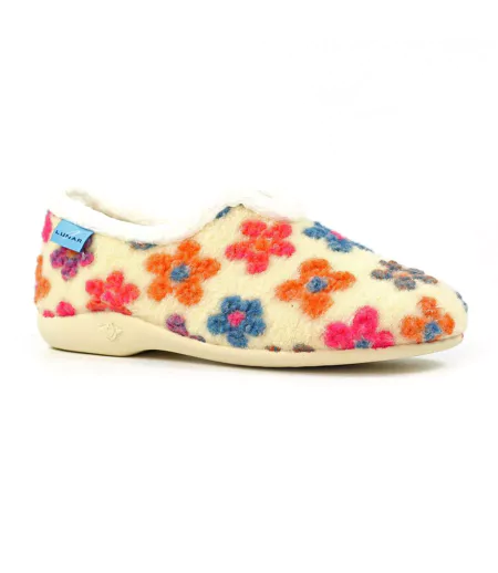 Chaussons Lychee Femme Blanc Lunar