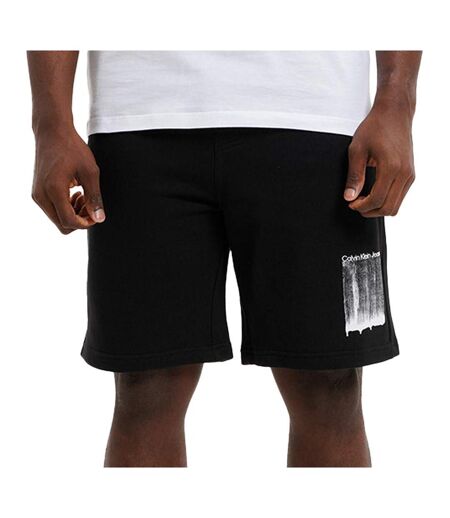 Short noir homme calvin klein jeans stroke - l