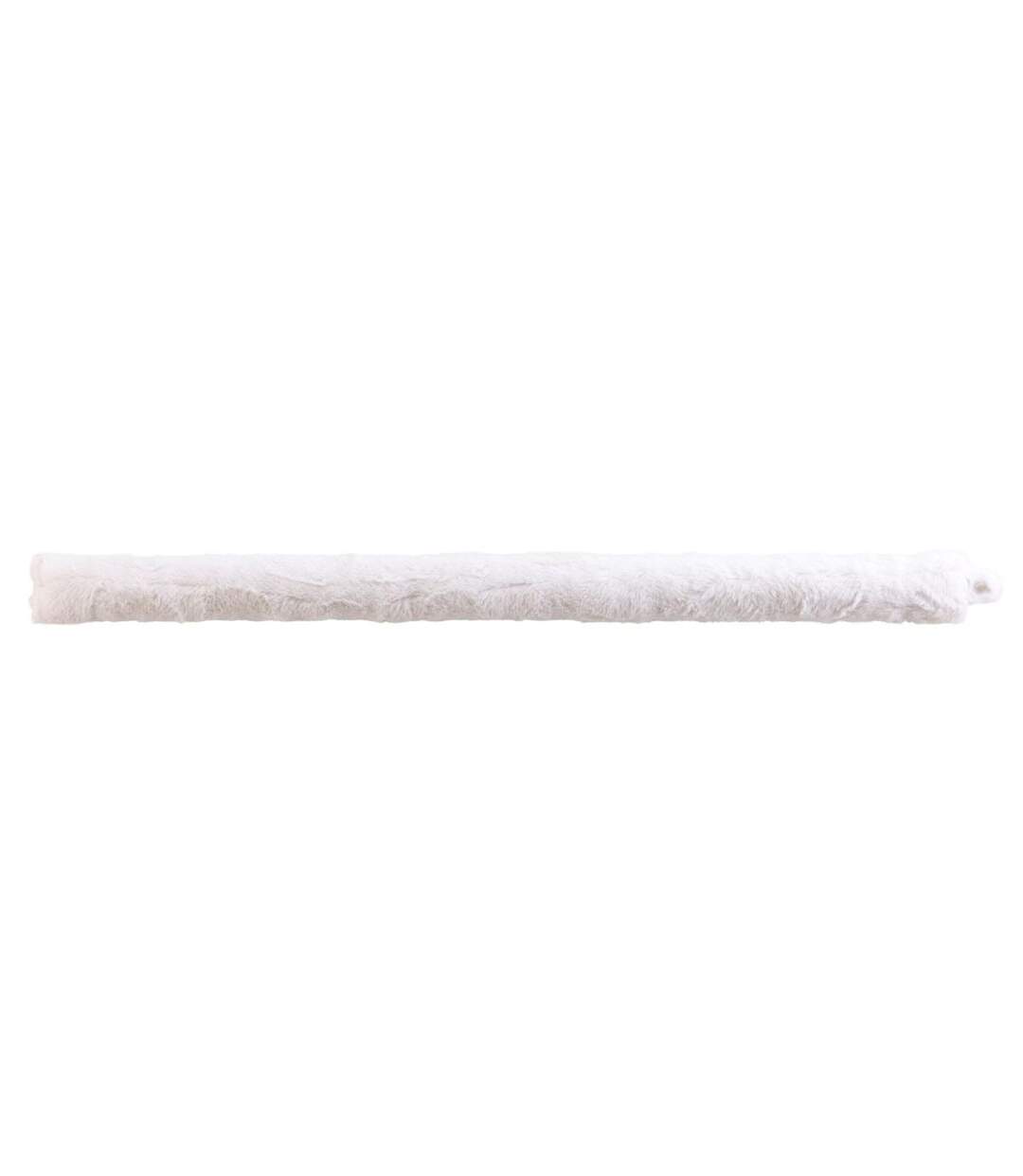 Boudin Bas de Porte Imitation Fourrure Foxy 80cm Naturel-1