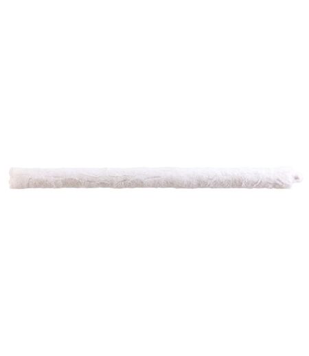 Boudin Bas de Porte Imitation Fourrure Foxy 80cm Naturel