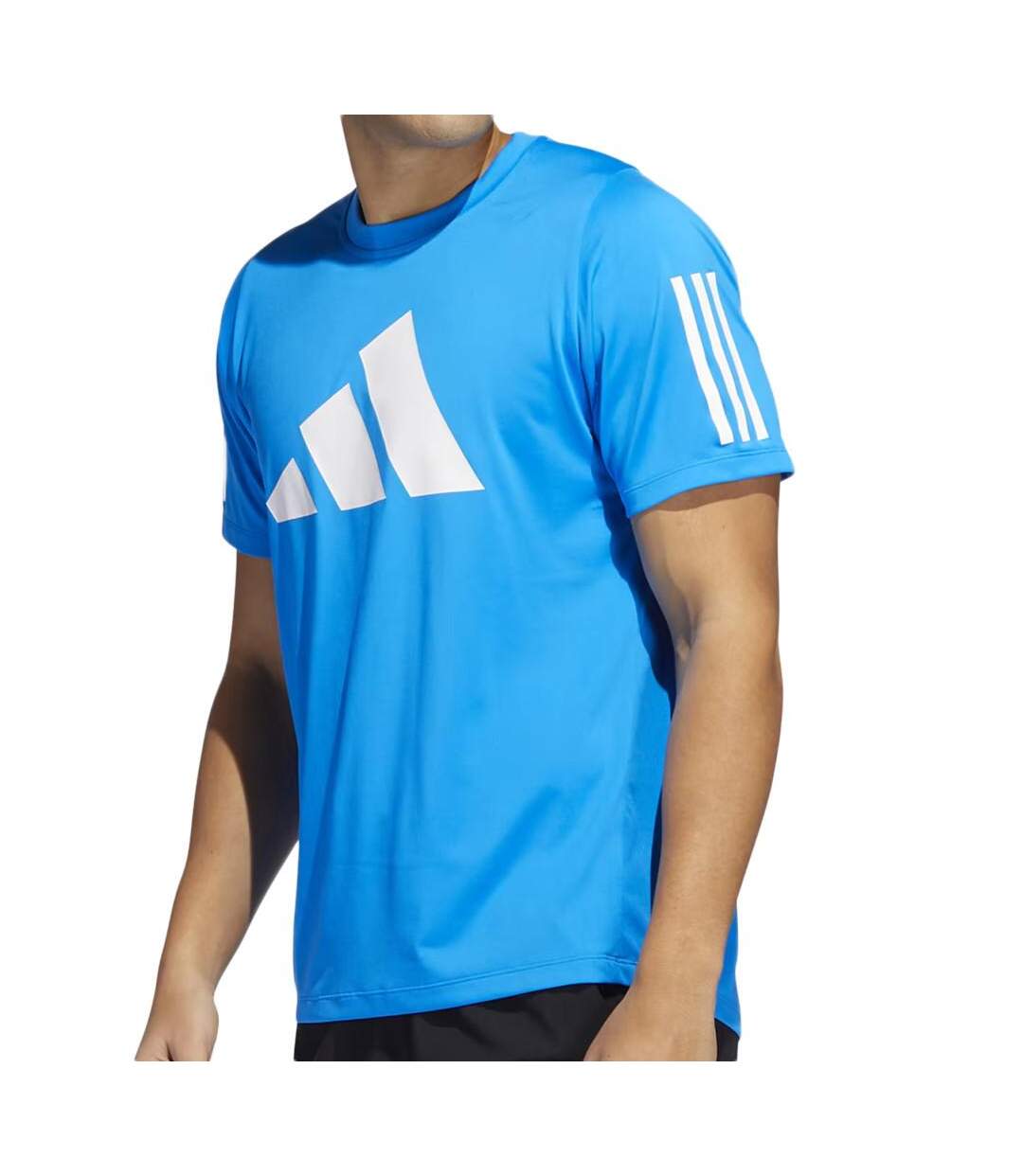 T-shirt Bleu Homme Adidas HE6801 - S-1