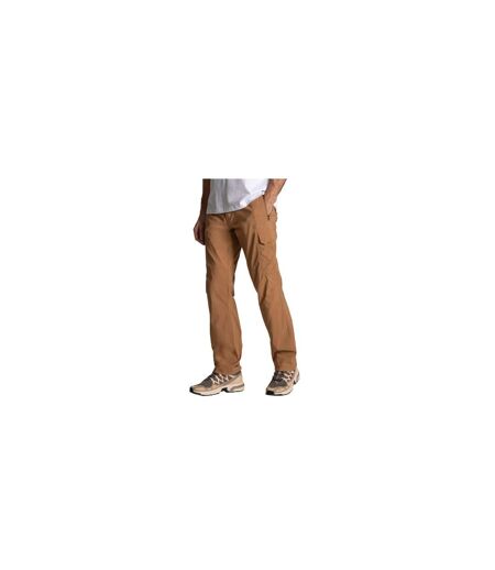 Pantalon Uni À Poches Et Taille Mi-haute Kiwi Pro Homme Marron Clair Craghoppers