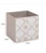 Lot de 2 boites de rangement BOHEMA - L. 31 x l.31 x H. 31 cm - Beige-4
