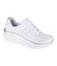 Womens/ladies D´lux Walker Leather Shoes White Skechers-1