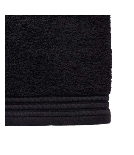 Serviette noir utility 65x130