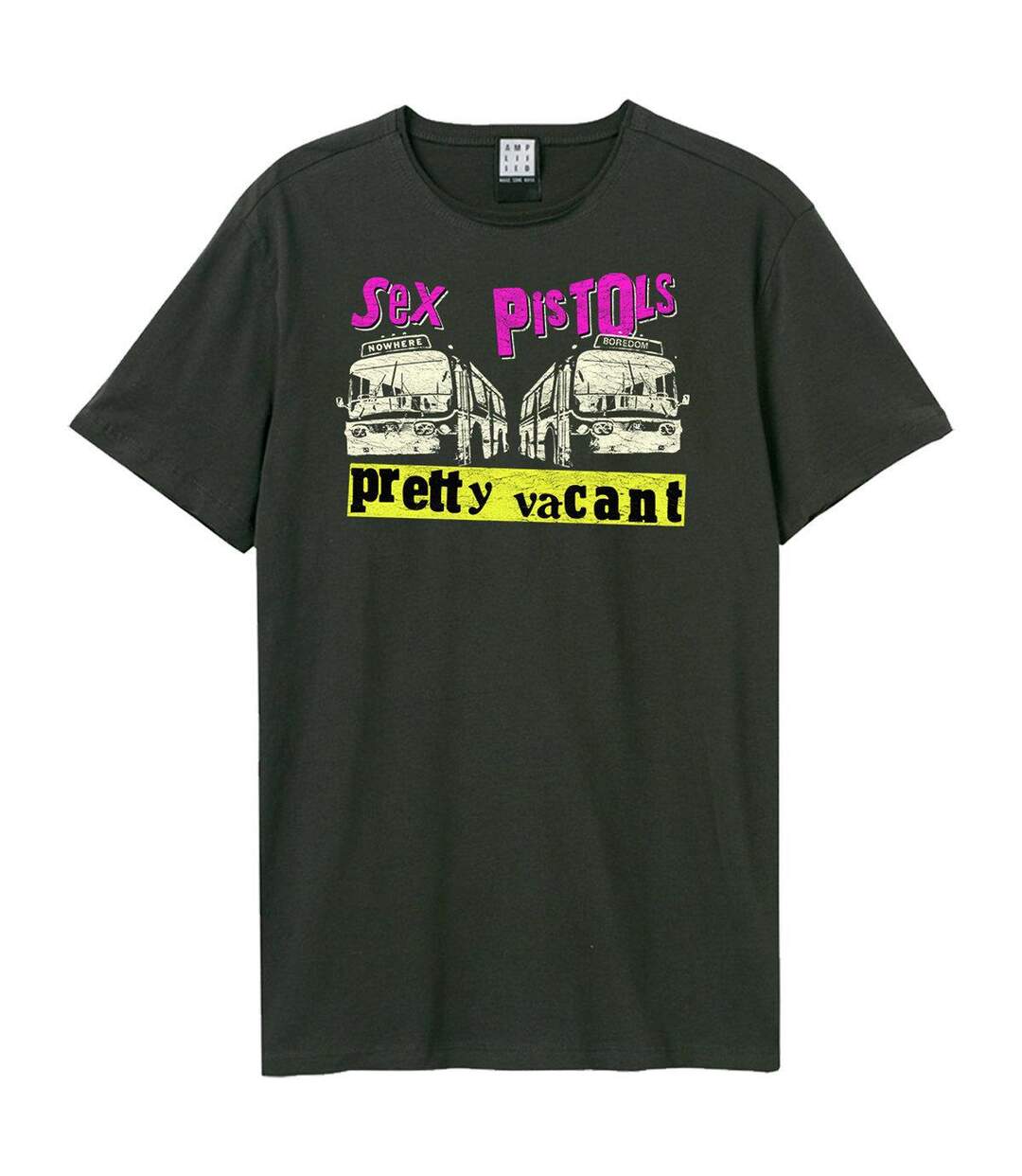 T-shirt Pretty Vacant Again Adulte Charbon Amplified-1