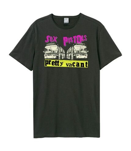 Amplified - T-shirt PRETTY VACANT AGAIN - Adulte (Charbon) - UTGD1595