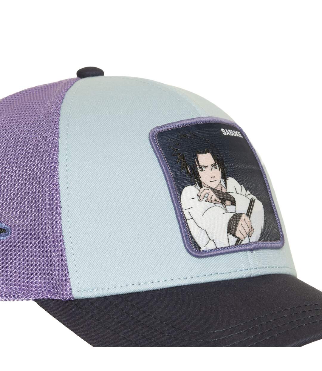 Casquette Baseball premium avec filet Naruto Shippuden Sasuke Capslab-3