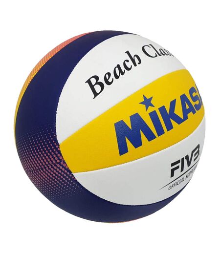 Ballon De Volley-ball Beach Classic Taille 5 Blanc Bleu Jaune Mikasa