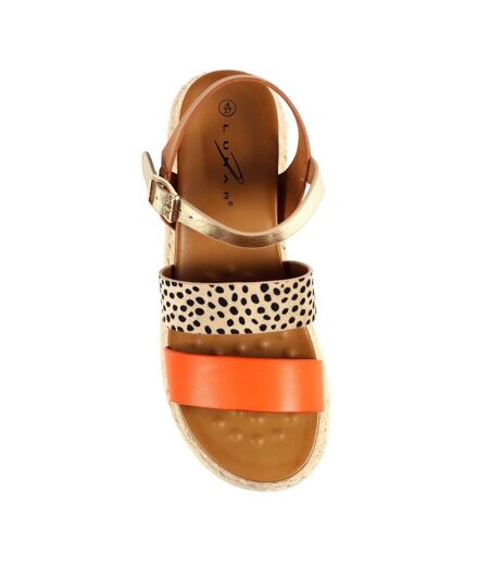 Lunar - Sandales SUMMER - Femme (Orange) - UTGS729