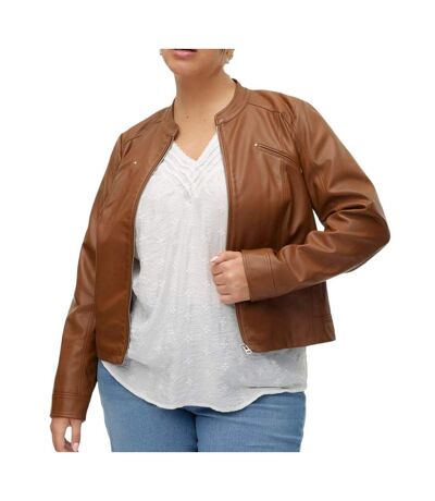 Veste Camel Similicuir  Femme Vero Moda Favodona Coated - 42