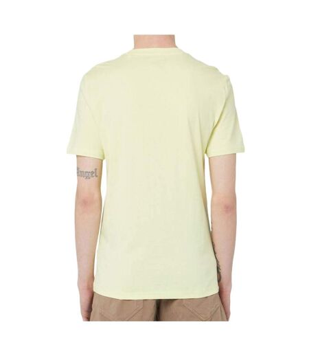 T-shirt jaune clair homme guess aidy - l