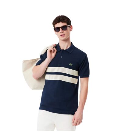 Mens French Made Classic Polo Shirt Blue Lacoste