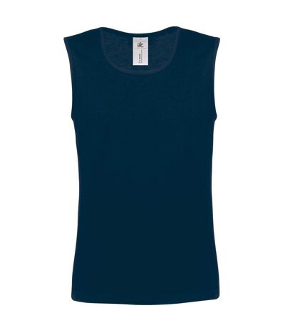 B&C Mens Move Sleeveless Athletic Sports Vest Top (Navy) - UTRW3499