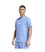 T-shirt Motif/style Linéaire Essentials Homme Bleu Blanc Adidas-1
