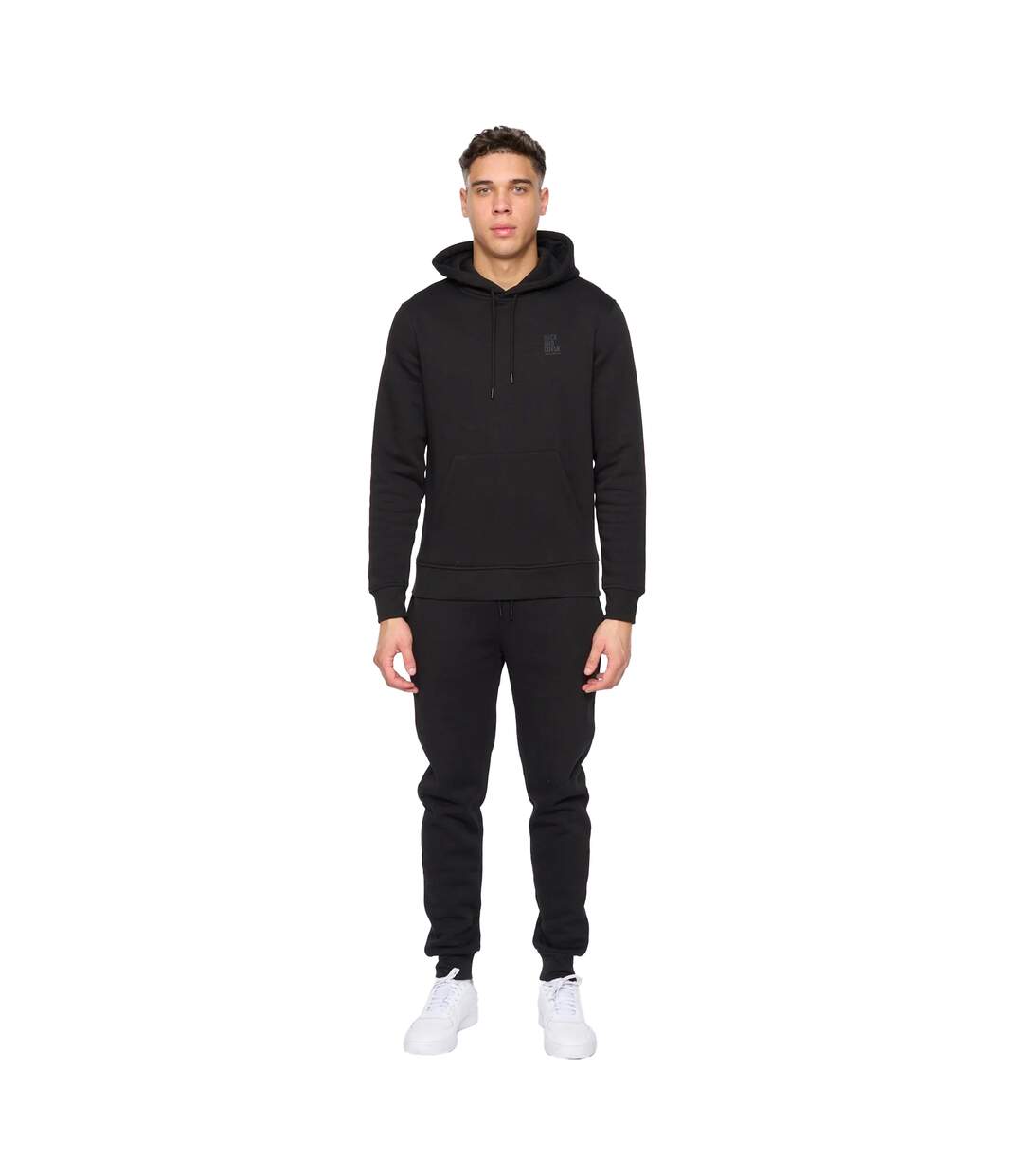Mens Merchell Hoodie And Joggers Set Black Duck And Cover-1