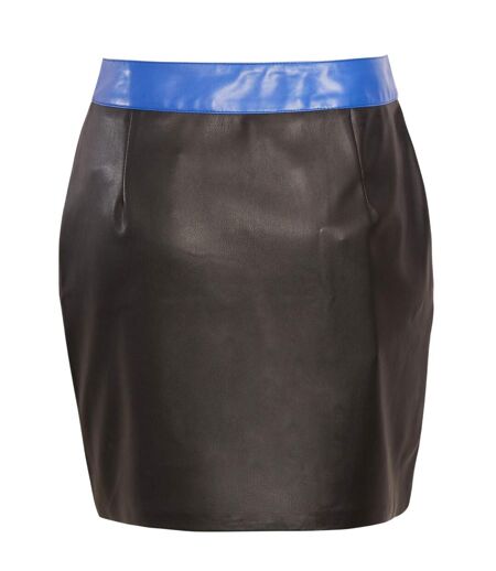 Mini Jupe Motor Sport Femme Bleu Influence