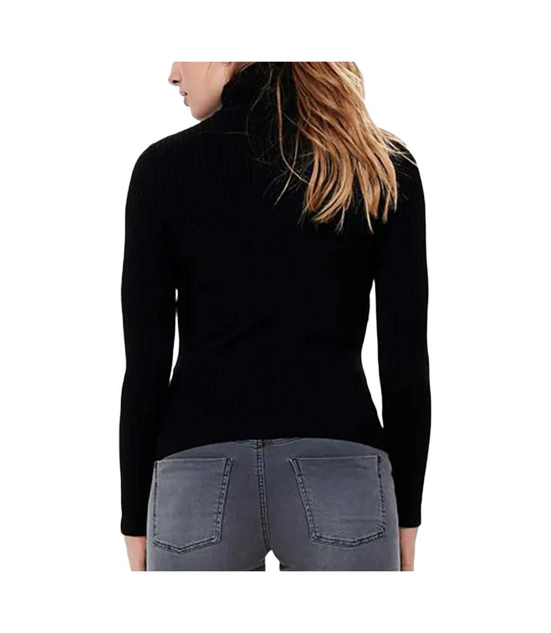Pull noir femme only karol - l-2
