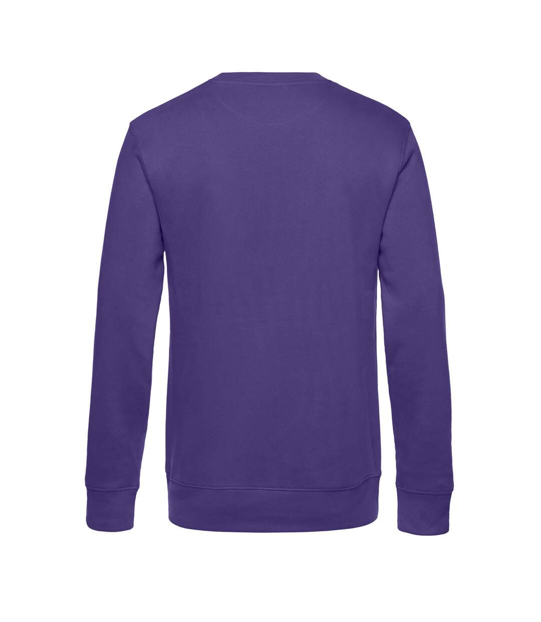 Mens king crew neck jumper radiant purple B&C