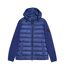 Mens Mixed Softshell Down Jacket Navy Gant-2