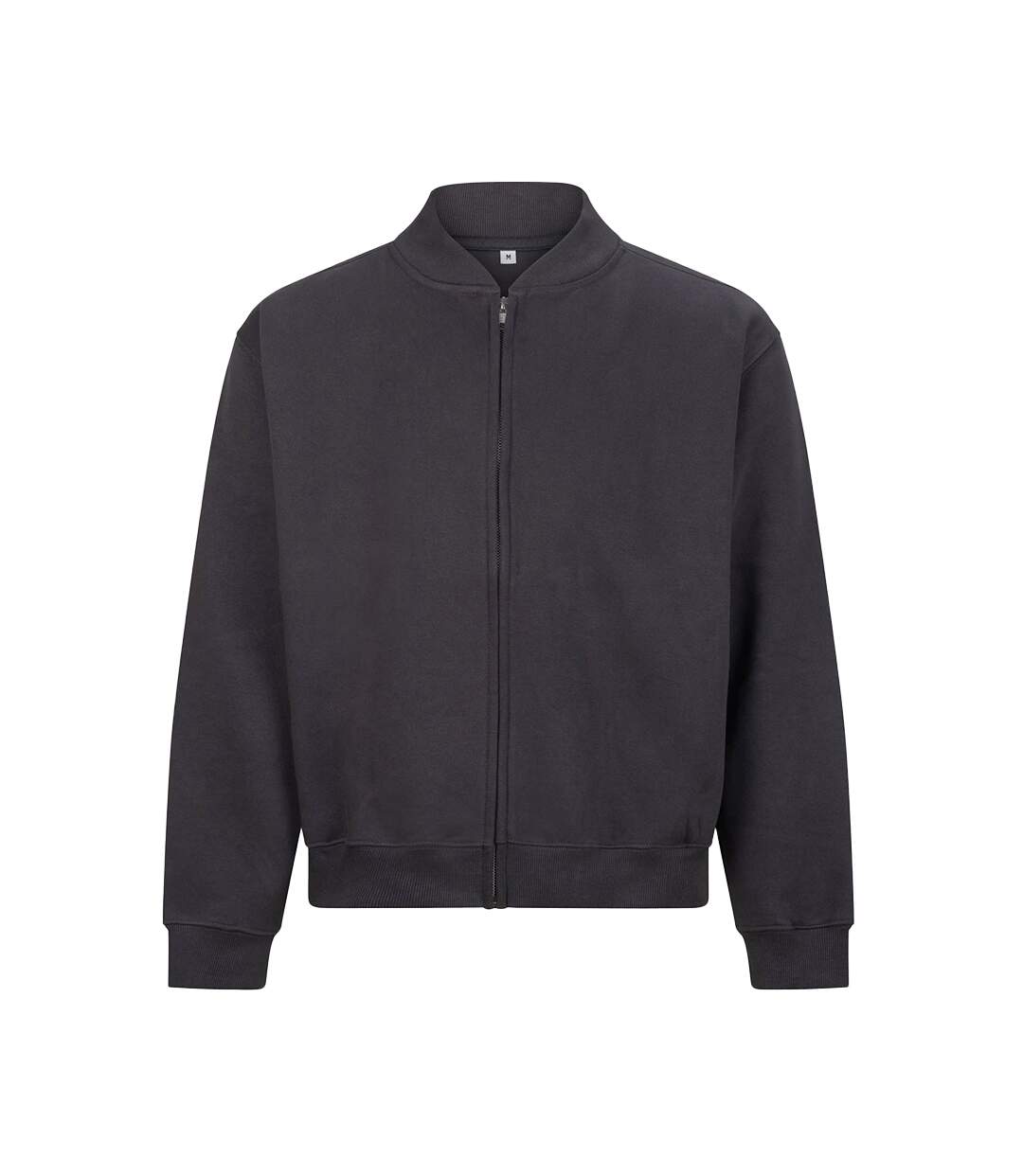 Unisex Adult Signature Heavyweight Sweat Jacket Solid Charcoal Awdis-1