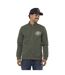 Sweat homme col montant en molleton avec print devant & dos Vondutch-1