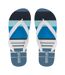 Mens bali striped flip flops blue Regatta