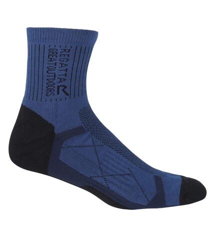 Pack of 2  Mens active outdoor socks  navy/dark steel Regatta